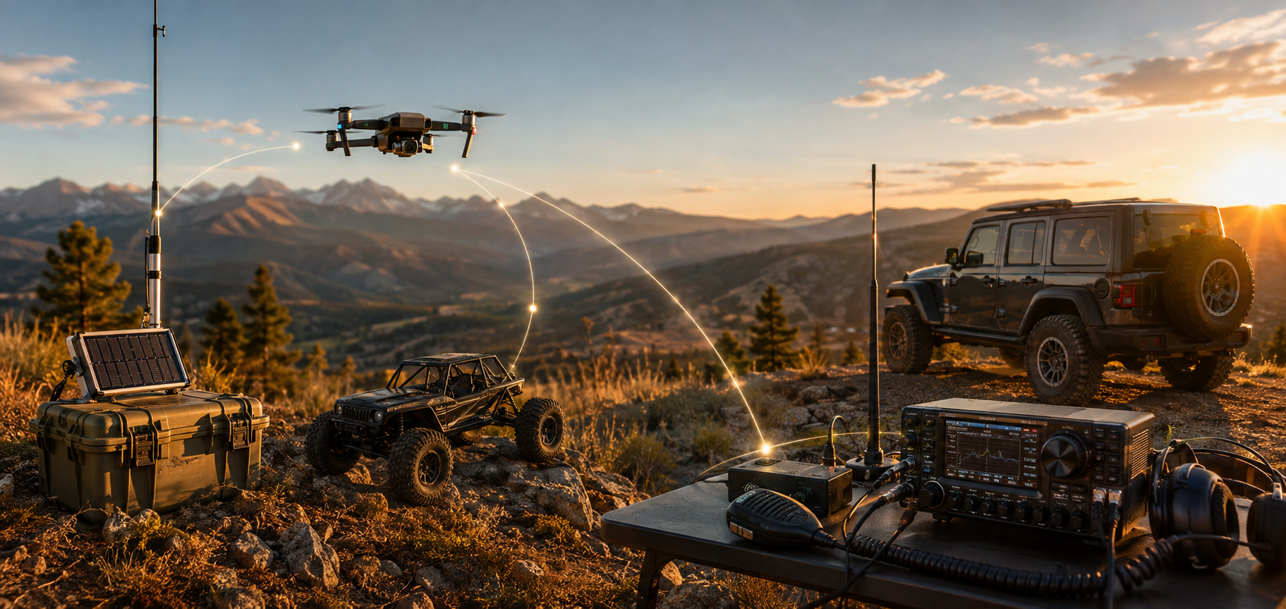 Radio, mesh, RC, and Jeep adventures in Colorado